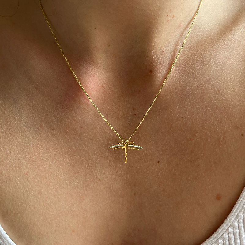 Dragonfly Kolye Silver