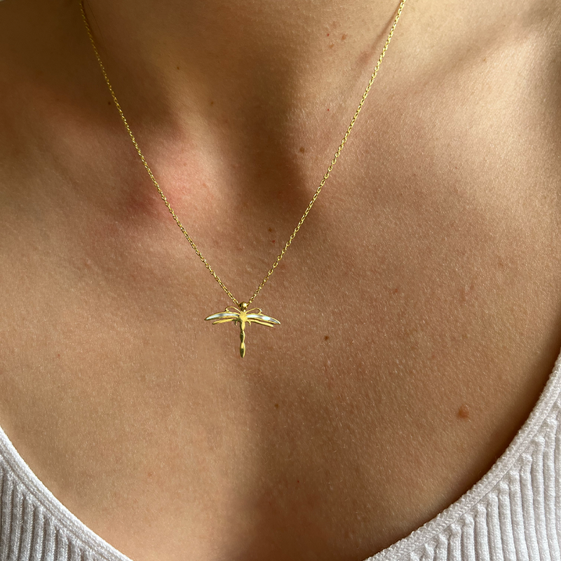 Dragonfly Kolye Silver