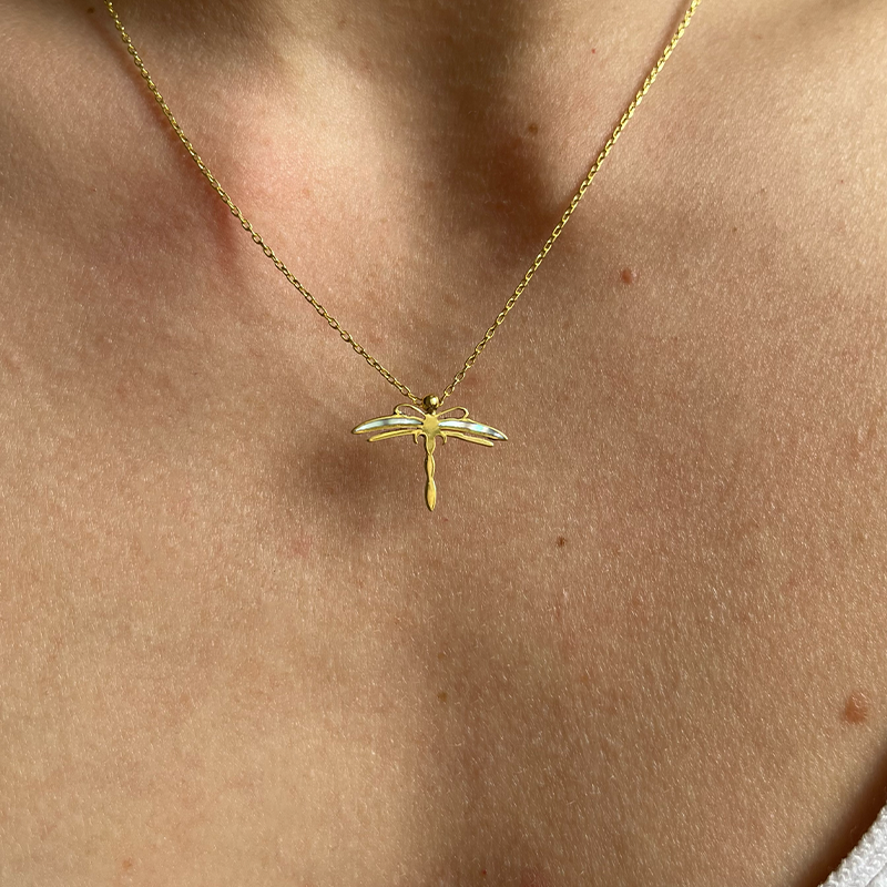 Dragonfly Kolye Silver