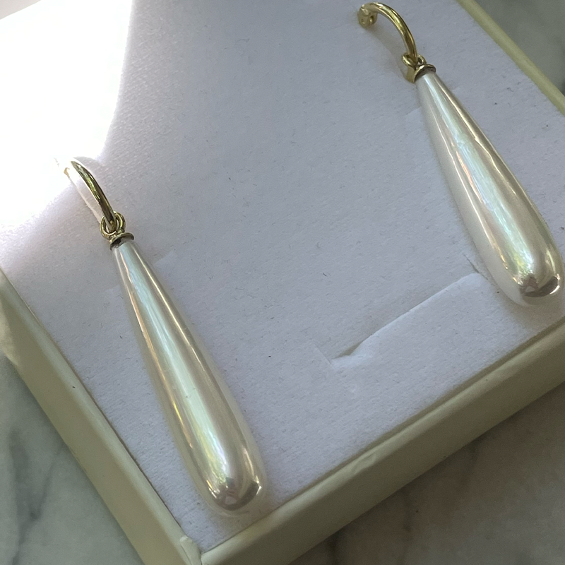 Perla İnci Küpe Gold