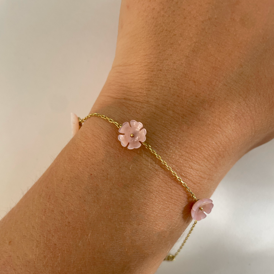 Peony Bileklik No 2 Silver