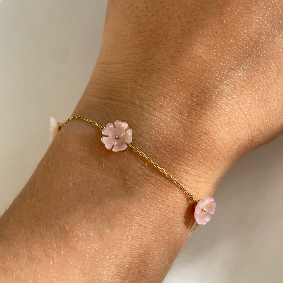 Peony Bileklik No 2 Silver