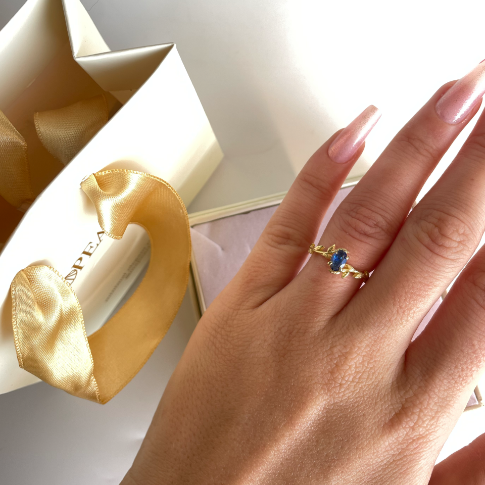 925 Sarmaşık Tektaş Yüzük