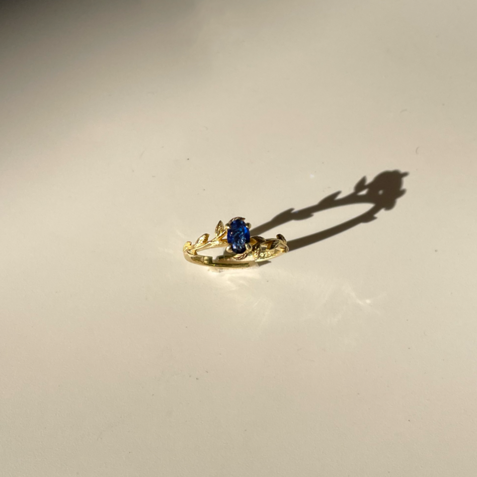 925 Sarmaşık Tektaş Yüzük