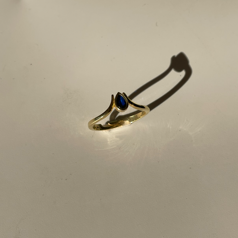 925 Damla Tektaş Yüzük