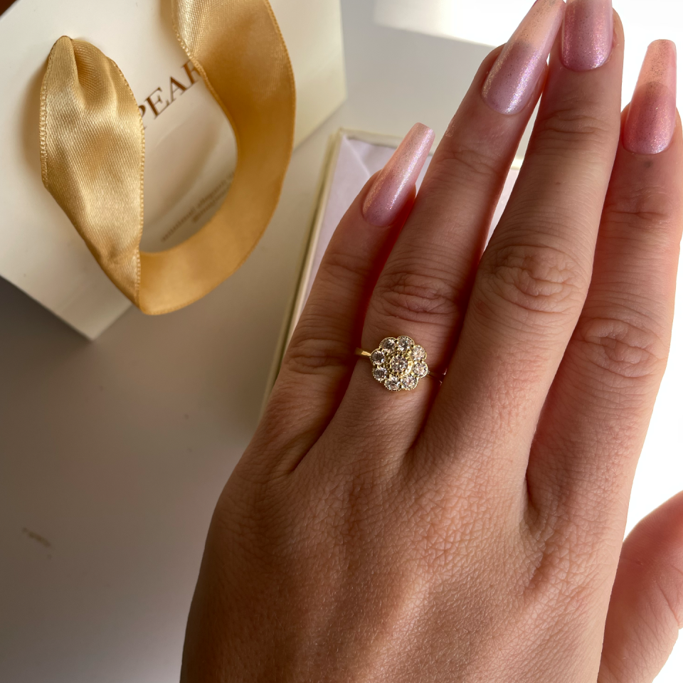 925 Zirkon Taşlı Yüzük