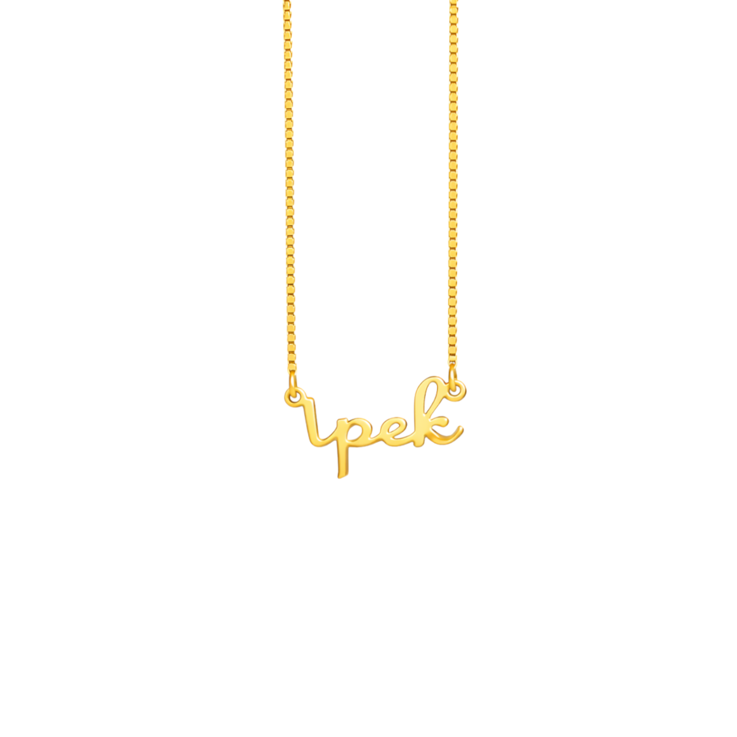 925 El Yazısı İsim Kolye