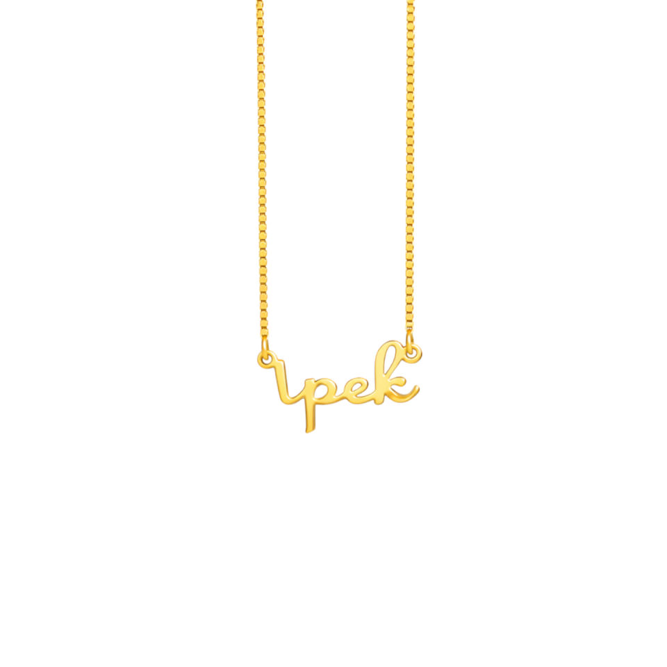 925 Mini İsim Kolye