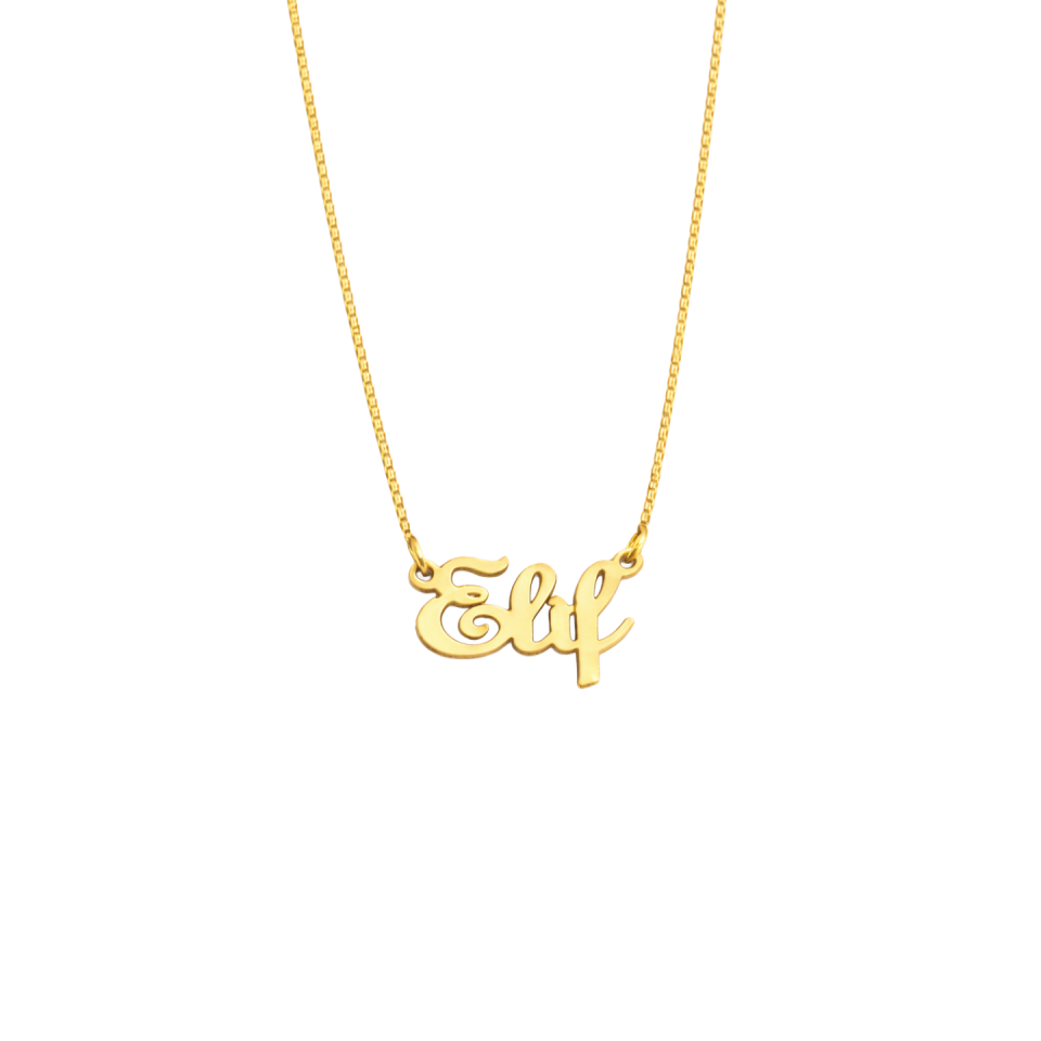 925 El Yazısı Kolye