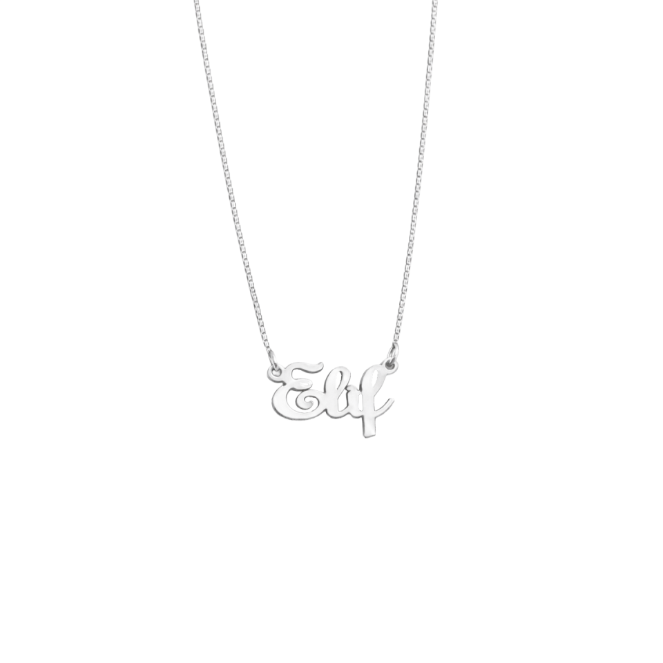 925 El Yazısı Kolye