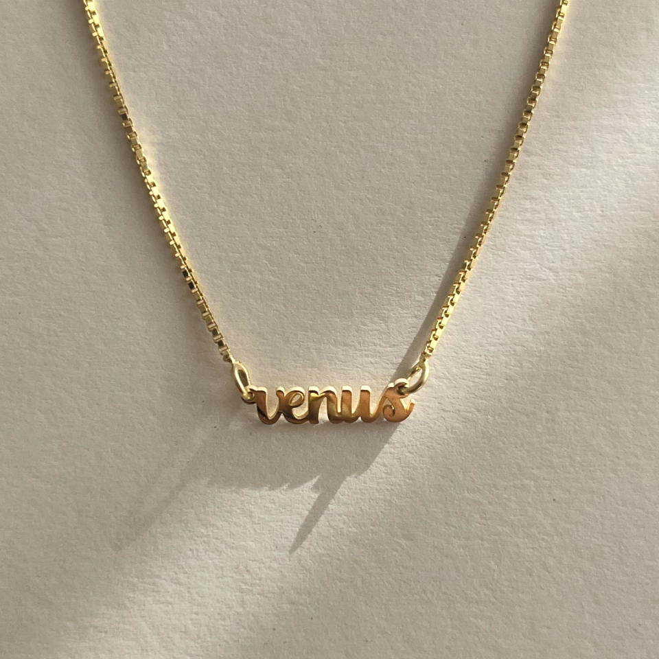 925 Mini İsim Kolye